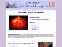Tablet Screenshot of himalayansaltstonemassage.com